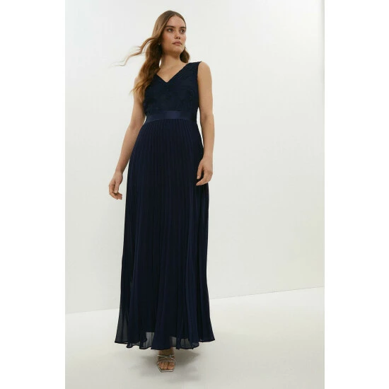 Coast V Neck Embroidered Maxi Dress For Female - Image 6