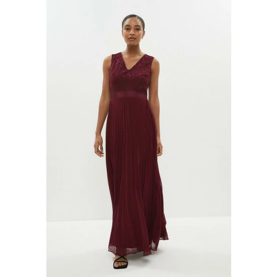 Coast V Neck Embroidered Maxi Dress For Female - Image 7