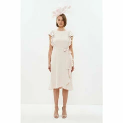 Coast Double Ruffle Hem Dress For Female