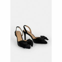 Coast Velvet Bow Sling Back Heel For Female