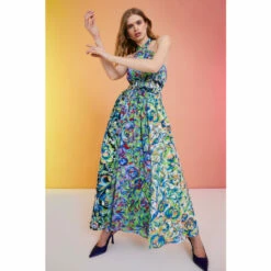 Coast Alexandra Farmer Panelled Halter Neck For Female