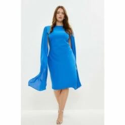 Coast Plus Size Cape Sleeve Pencil Dress For Female