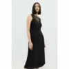 Coast Applique Eyelash Lace Pleat Dress For Female