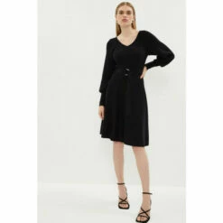 Coast V Neck Knitted Dress For Female