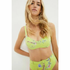 Coast Printed High Waist Belted Bikini For Female