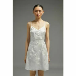Coast Embroidered Mini Dress For Female