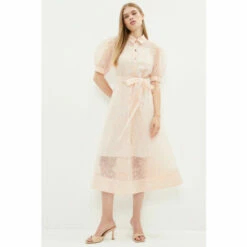 Coast Shirt Dress In Organza Lace For Female