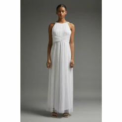 Coast All Over Pleated Maxi Dress For Female