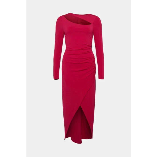 Coast Slash Detail Bodycon Dress For Female - Image 4