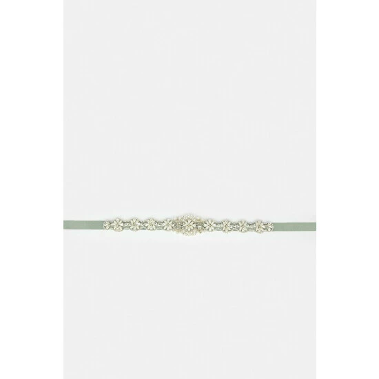Coast Crystal And Pearl Embellished Tie Back Belt For Female - Image 4