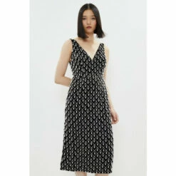 Coast Premium Midi Dress In Pearl Embellishment For Female