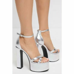 Coast Metallic Platform High Heel For Female