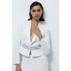 Coast Gem Detail Blazer For Female