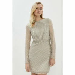 Coast Premium Embellished Mini Dress For Female