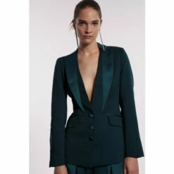 Coast Premium Tailored Satin Trim Blazer For Female
