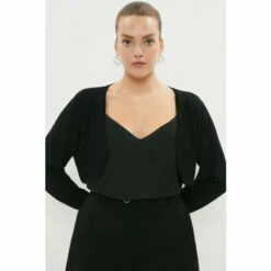 Coast Plus Size Knitted Shrug For Female