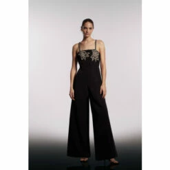 Coast Jumpsuit With Crystals For Female