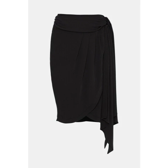 Coast Plus Size Wrap Drape Midi Skirt For Female - Image 4