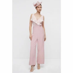 Coast Jumpsuit With Wrap Frill Top For Female