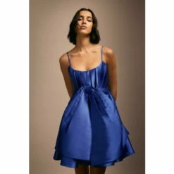 Coast Julie Kuyath Boned Bodice Bow Front Mini Dress For Female