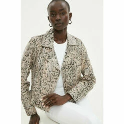 Coast Snake Real Leather Biker Jacket For Female