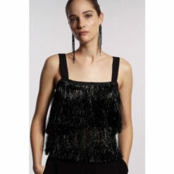 Coast Tinsel Tiered Top For Female