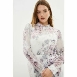 Coast Plus Size Woven Top Stretch Skirt Pencil Dress For Female