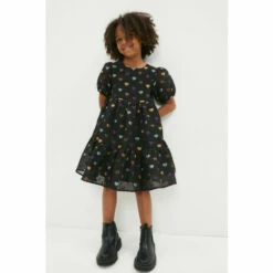 Coast Girls Tiered Heart Textured Dress For Female