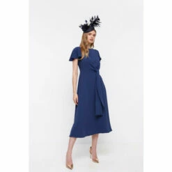 Coast Tie Waist Midi Dress For Female