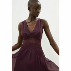 Coast Lace Panel Midaxi Dress For Female