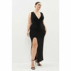 Coast Plus Size Plunge Slinky Jersey Maxi Dress For Female