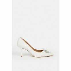 Coast Diamante Broach Detail Court Shoe For Female
