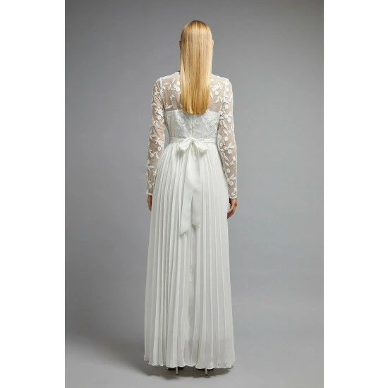 Coast Embroidered Long Sleeve Maxi Dress For Female - Image 3