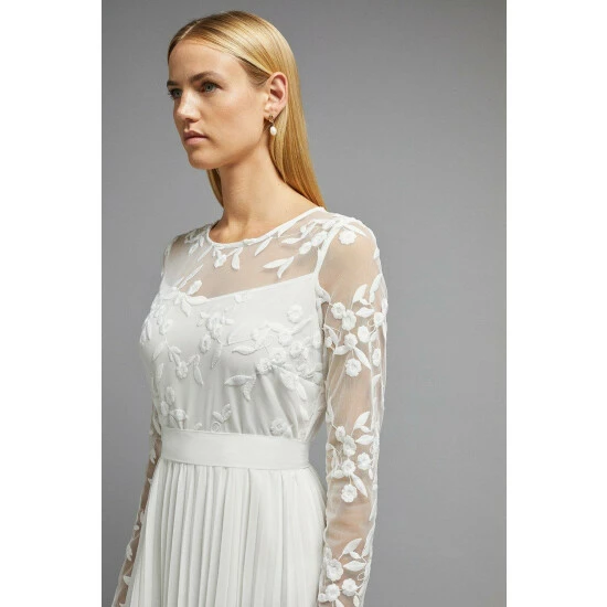 Coast Embroidered Long Sleeve Maxi Dress For Female - Image 5